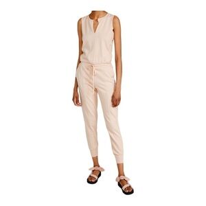 NEW 525 America Tank Jumpsuit Seam Detail Sleeveless Drawstring Waist Small